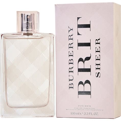 parfum burberry brit sheer femme|burberry brit sheer 100ml price.